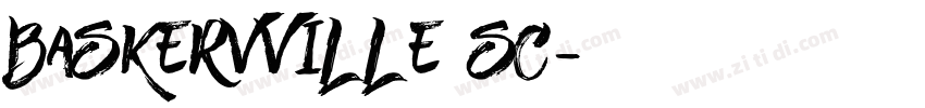 Baskervville SC字体转换